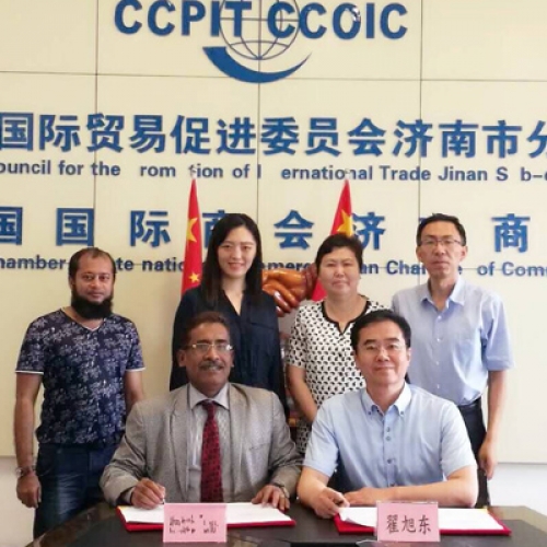 孟加拉國(guó)工商聯(lián)合會(huì)董事Runu先生和Raz先生來(lái)我公司考察訪問